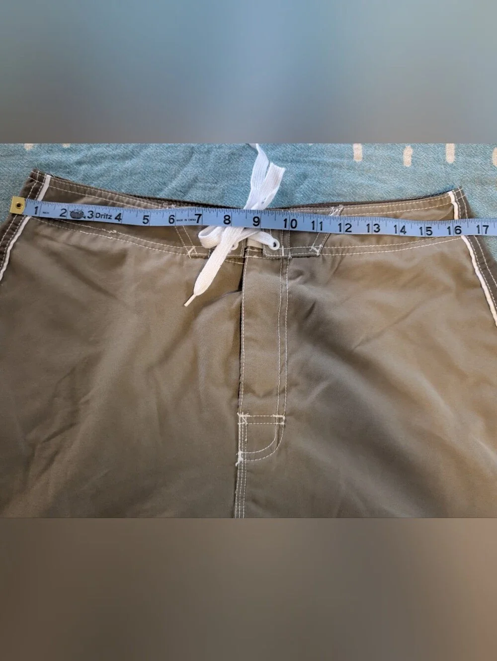 Joe Boxer Swim Shorts Mens Medium Gray/Taupe